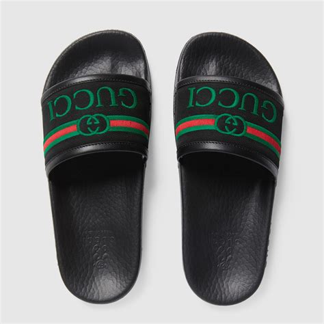 toddler gucci slides|gucci slides kids boys.